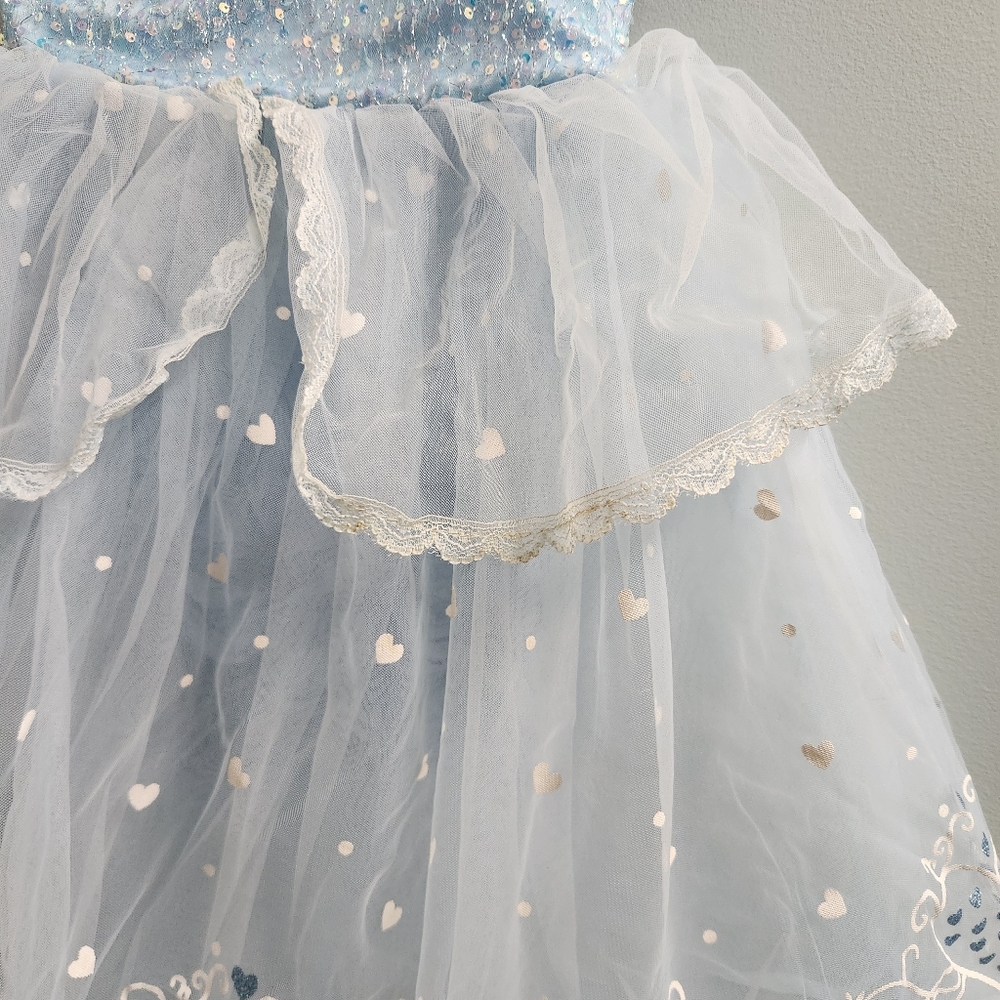 Sparkling Blue Cinderella Princess Dress for Kids - Picture 2 of 8